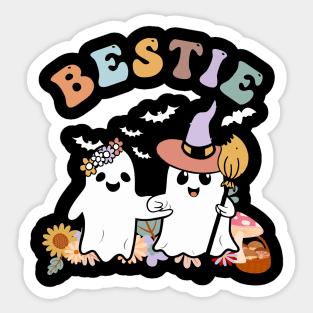 Halloween Ghost Bestie Sticker